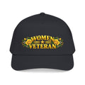 Women Veteran | Yellow Rose Floral Mid-Profile Cap