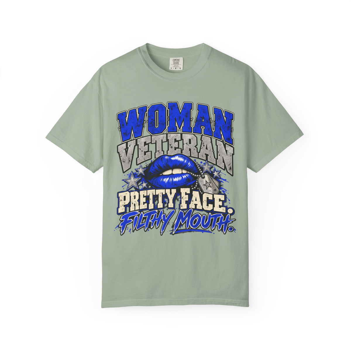 Pretty Face. Filthy Mouth. | Disgruntled Veteran Tee