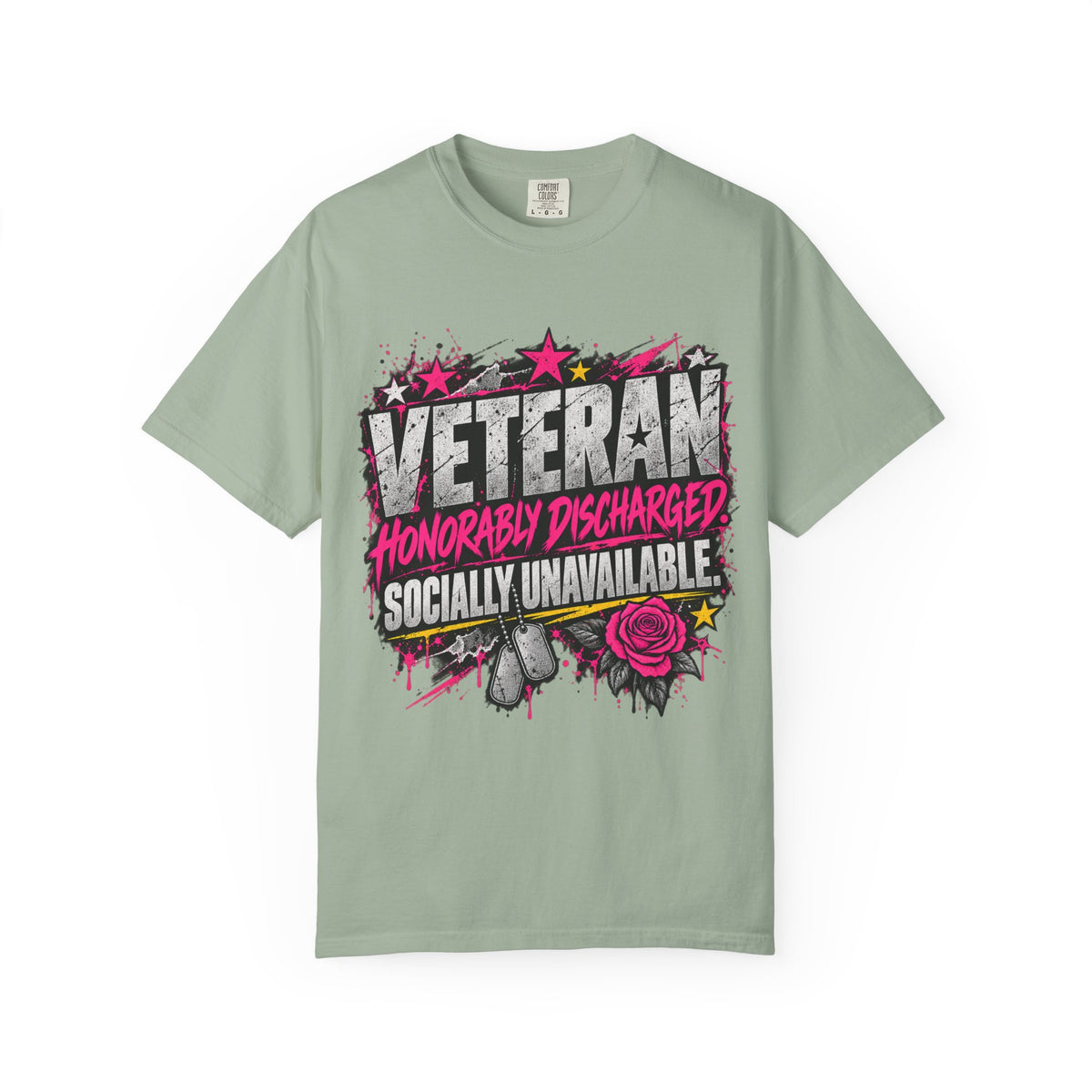 Socially Unavailable | Disgruntled Veteran Tee