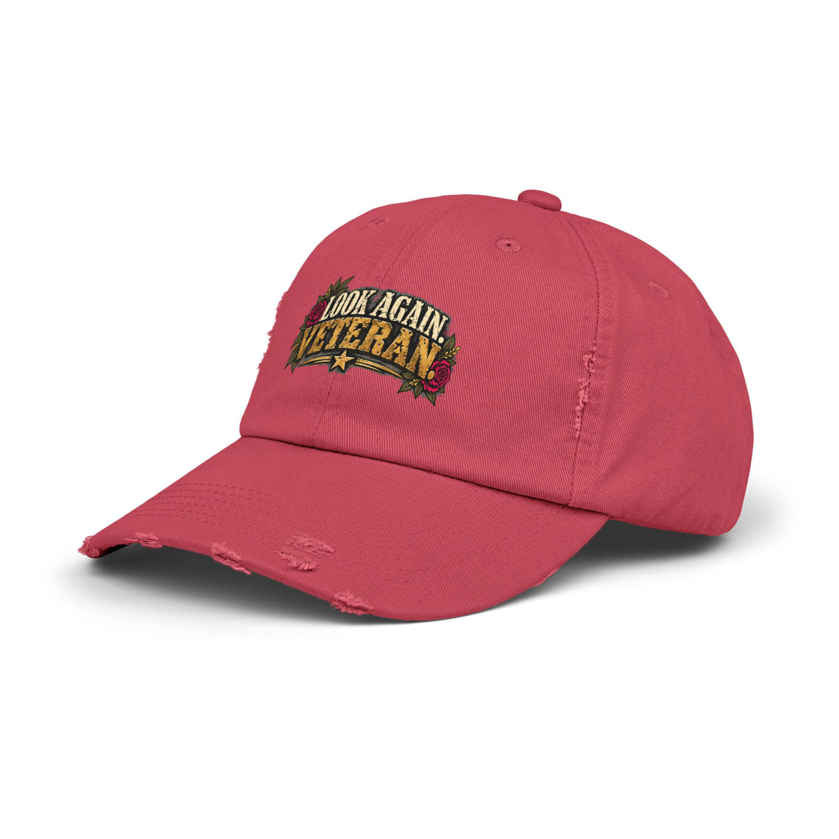 Look Again, Veteran | Distressed Veteran Cap