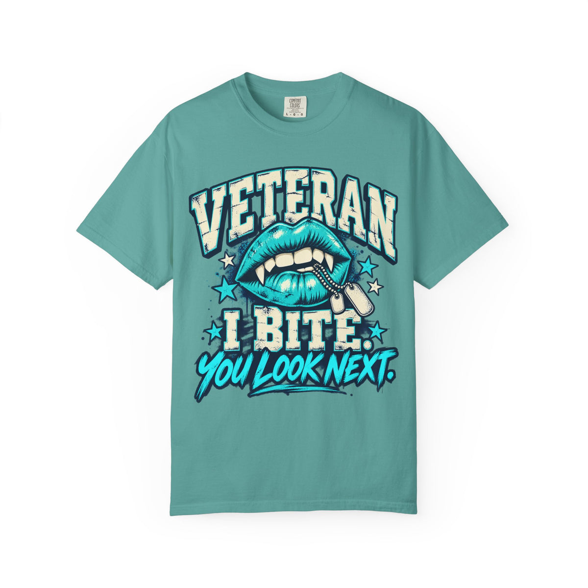 I Bite. You Look Next. | Disgruntled Veteran Tee