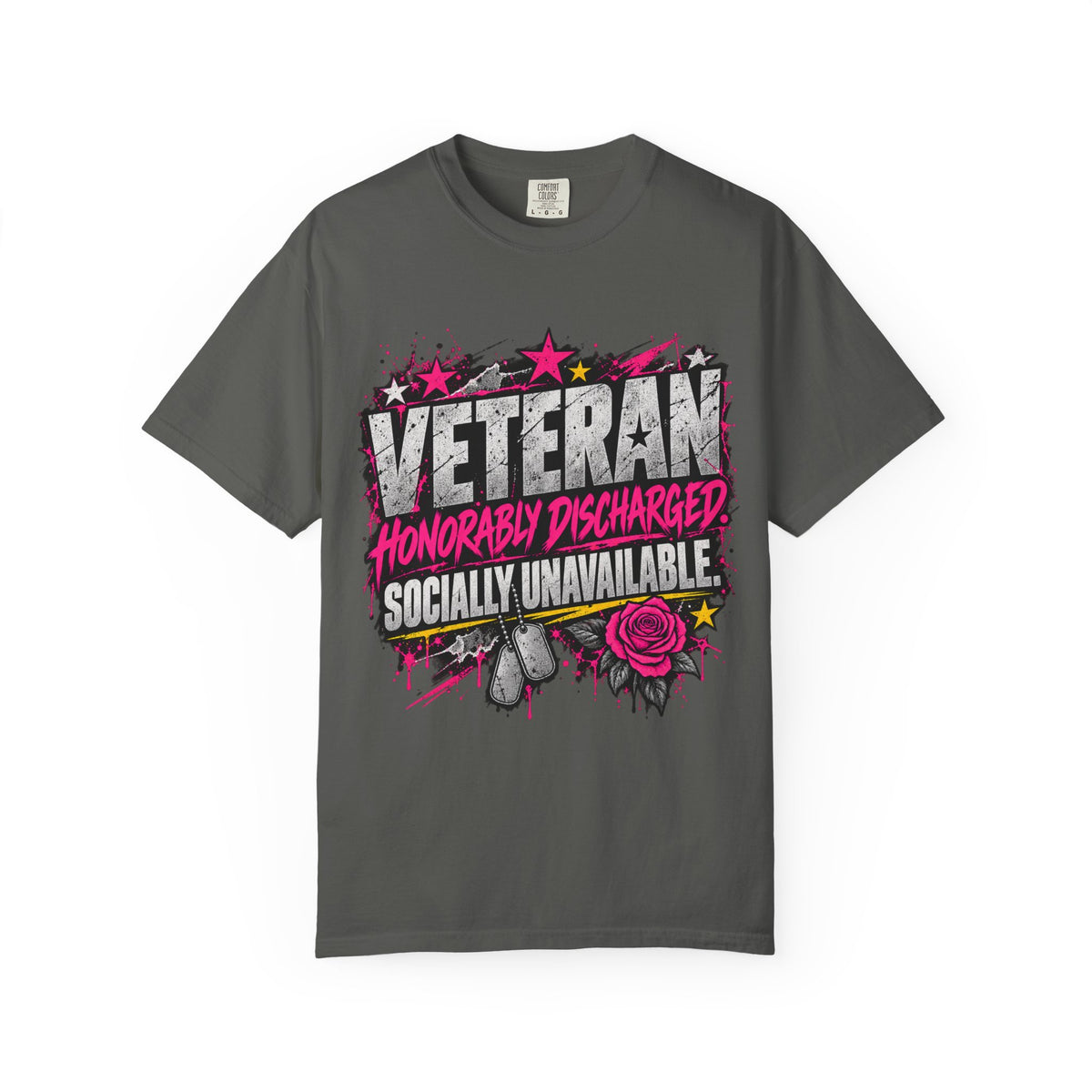 Socially Unavailable | Disgruntled Veteran Tee