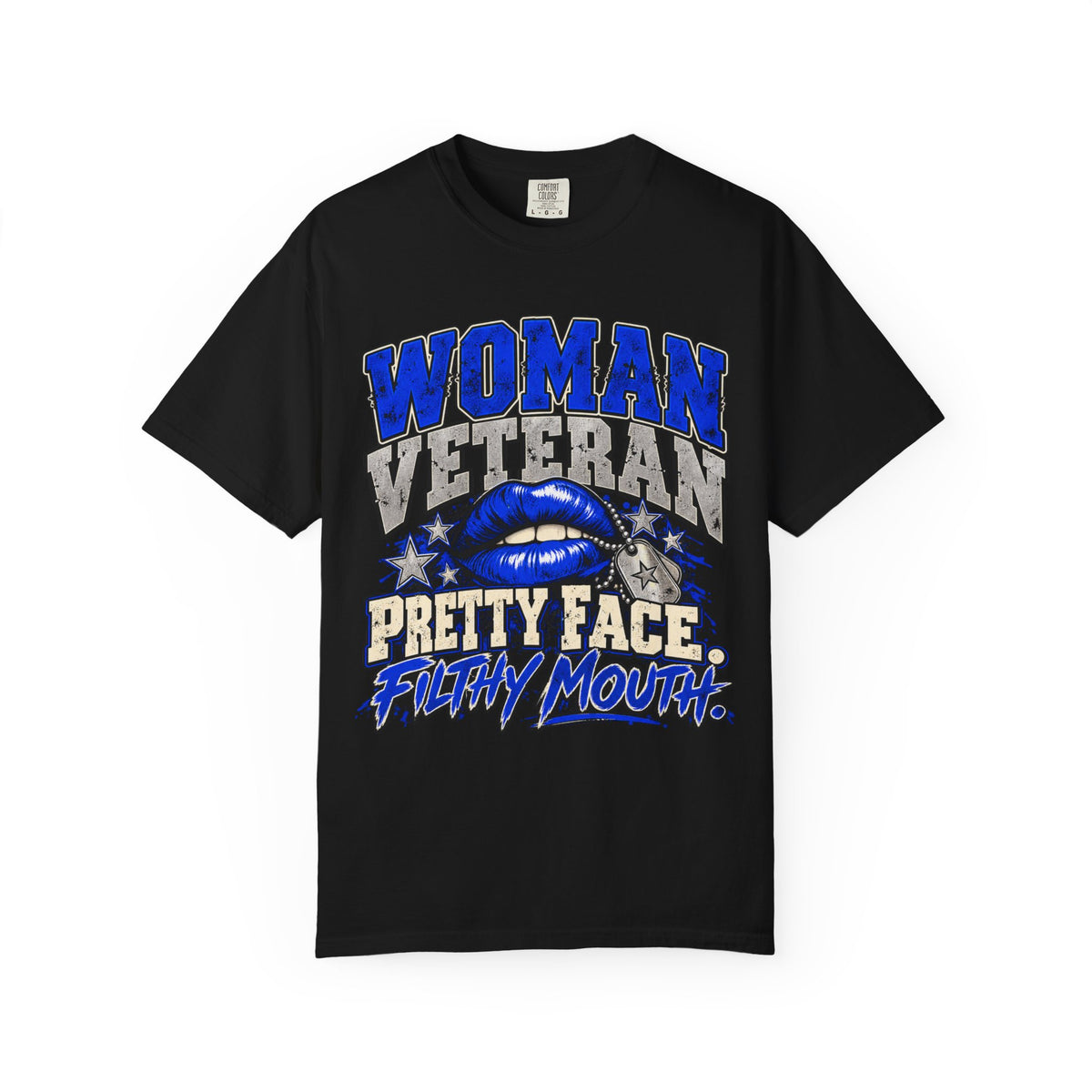 Pretty Face. Filthy Mouth. | Disgruntled Veteran Tee