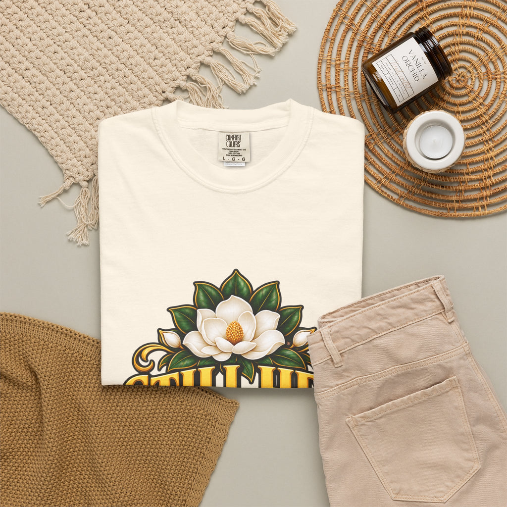Still Her | Magnolia Women Veteran Garment-Dyed Tee