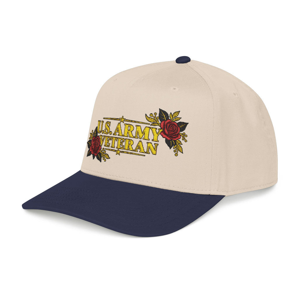 Crimson Rose | U.S. Army Veteran Floral Cap