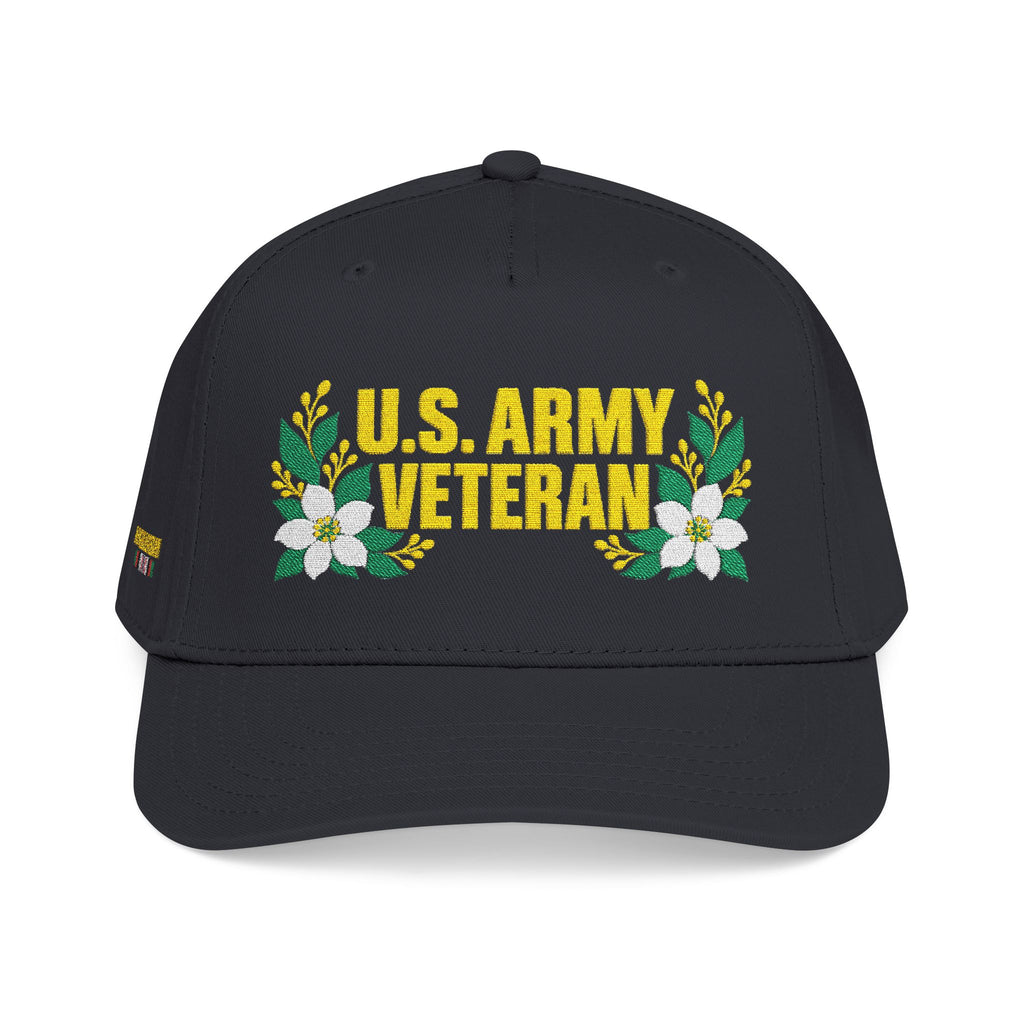 Still Her — U.S. Army Veteran Floral Hat | White Blossom