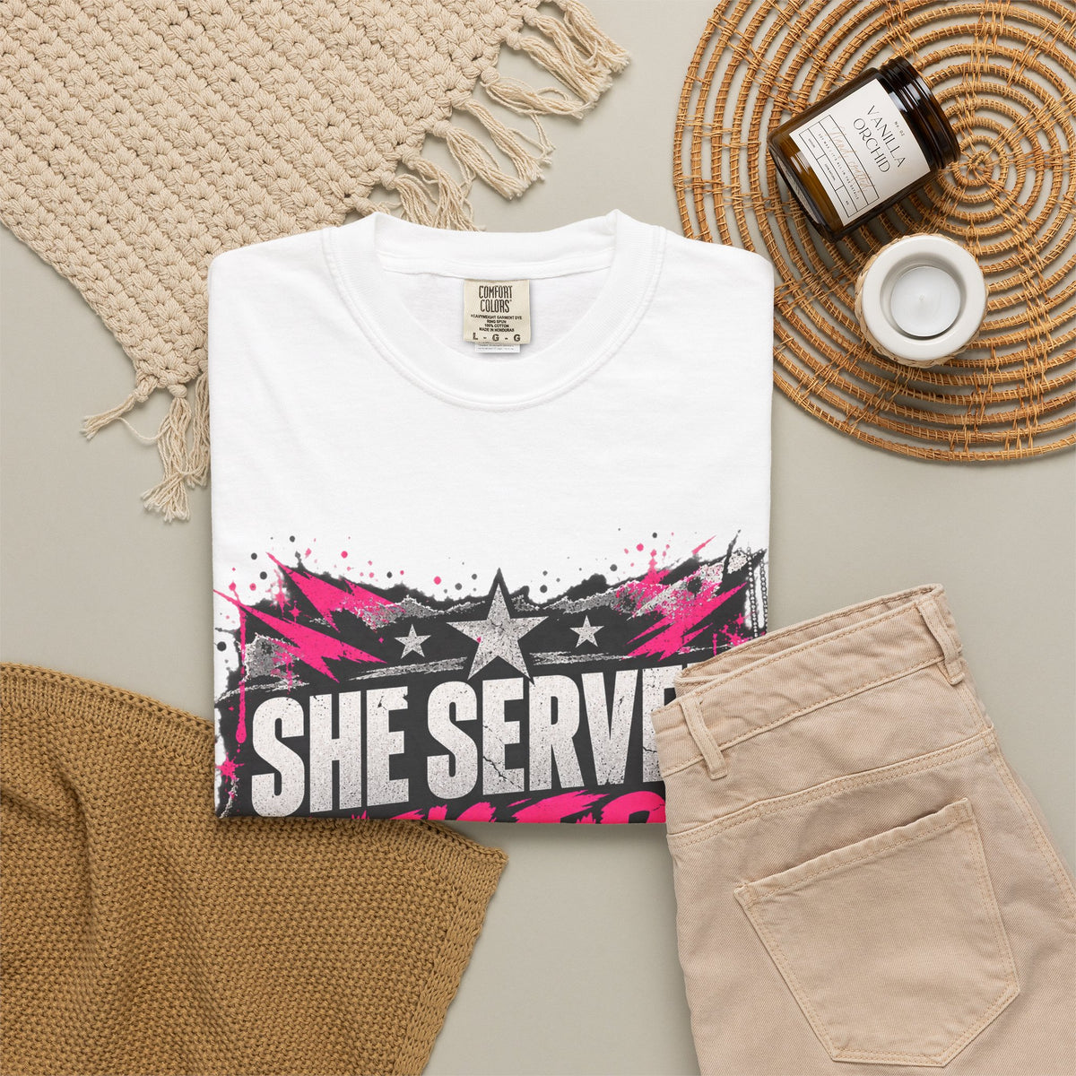 She Served. She's Tired. | Women Veteran Tee
