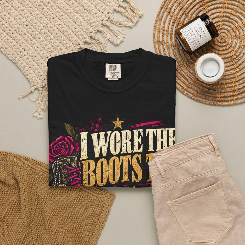 I Wore the Boots Too | Distressed Rebellion Veteran Tee