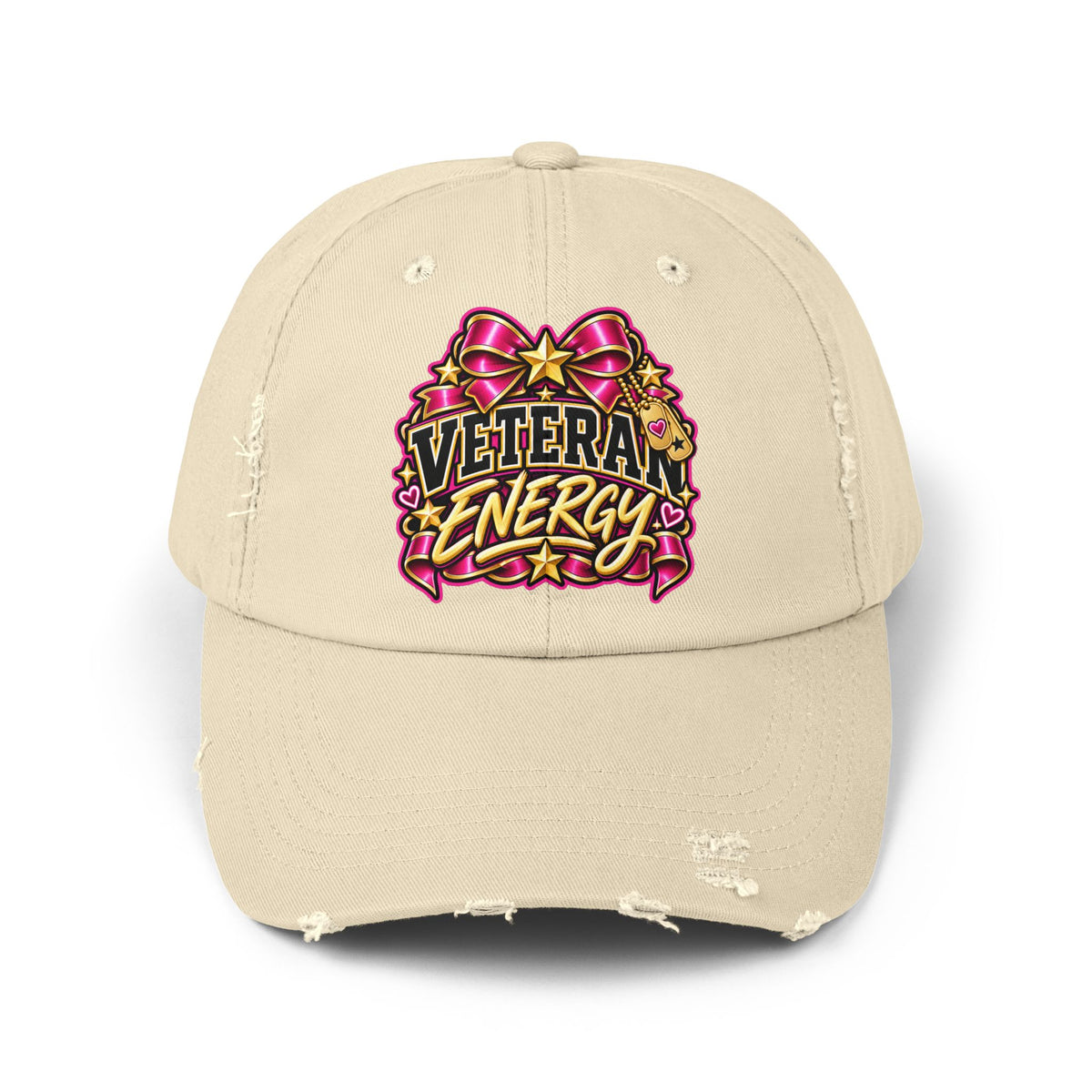 Veteran Energy | Floral Distressed Cap