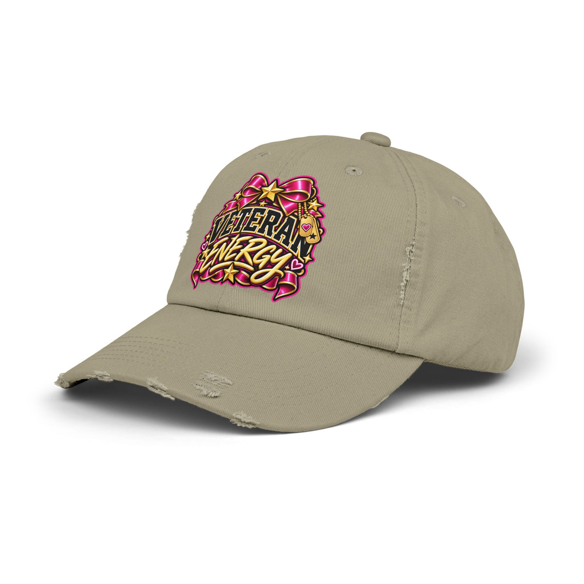 Veteran Energy | Floral Distressed Cap
