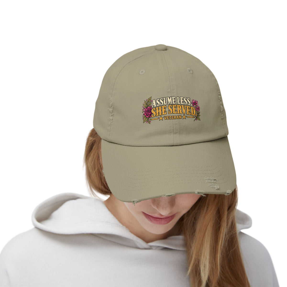 Assume Less, She Served More | Distressed Veteran Cap