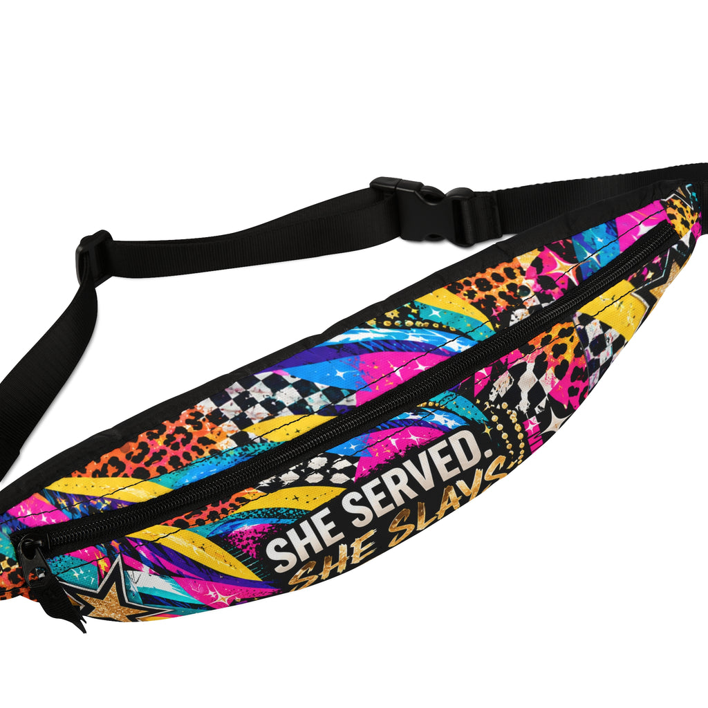 She Served. She Slays. | Retro Veteran Fanny Pack