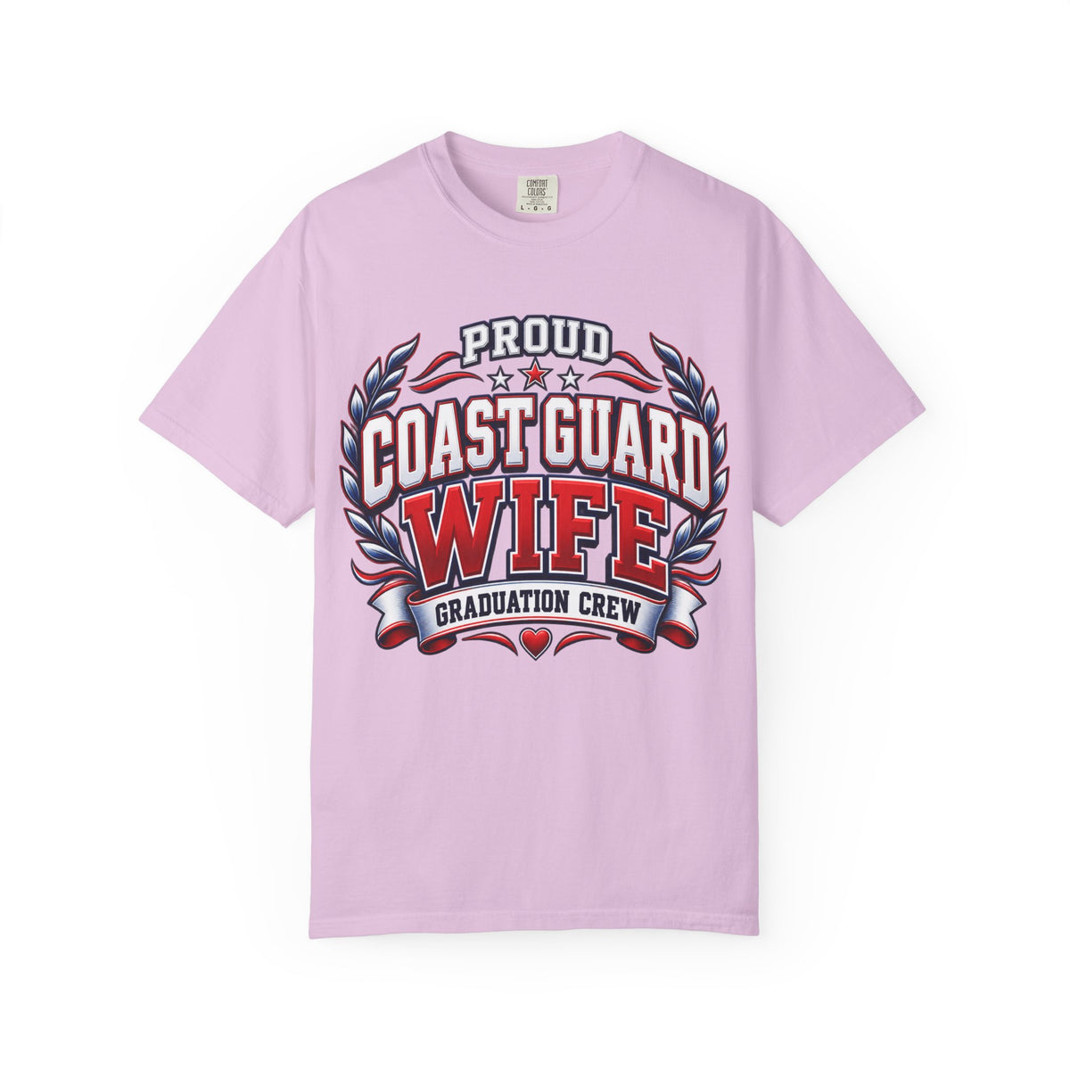Proud Coast Guard Wife | Graduation Crew Tee