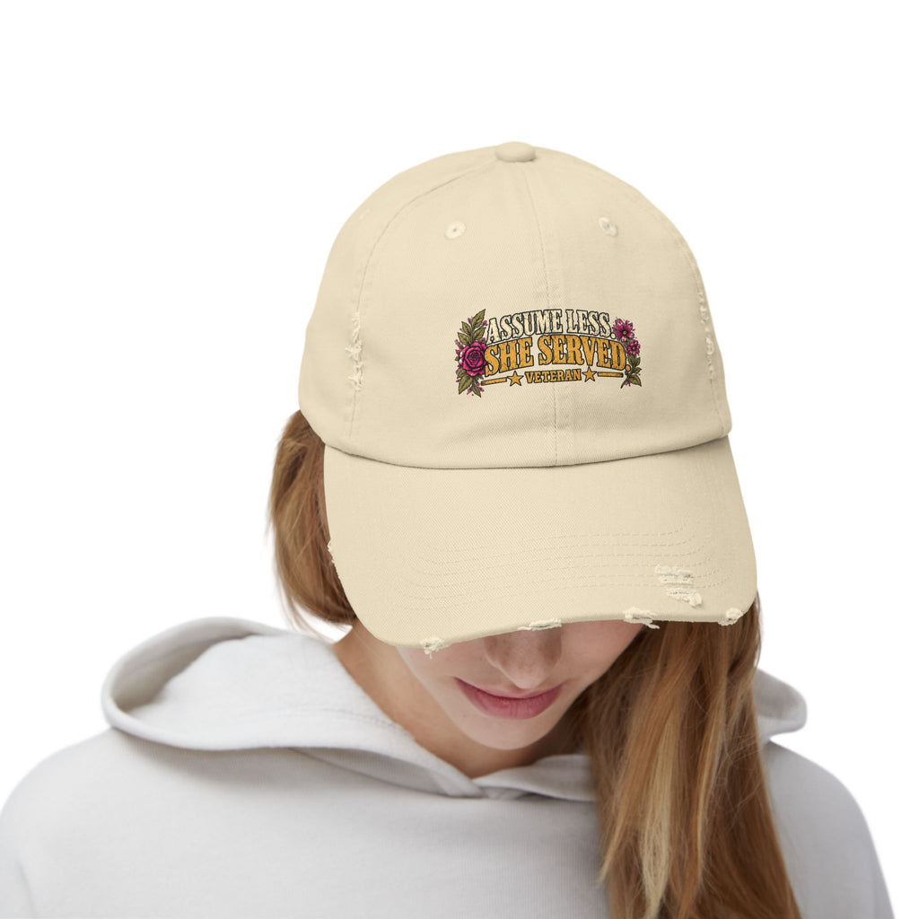Assume Less, She Served More | Distressed Veteran Cap