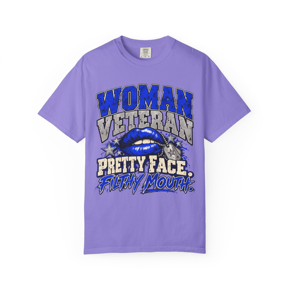 Pretty Face. Filthy Mouth. | Disgruntled Veteran Tee