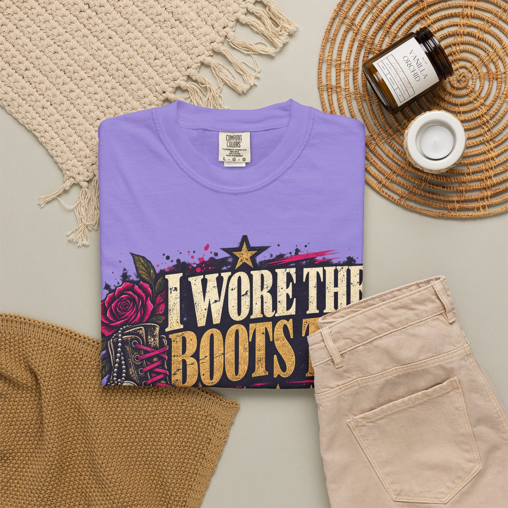 I Wore the Boots Too | Distressed Rebellion Veteran Tee