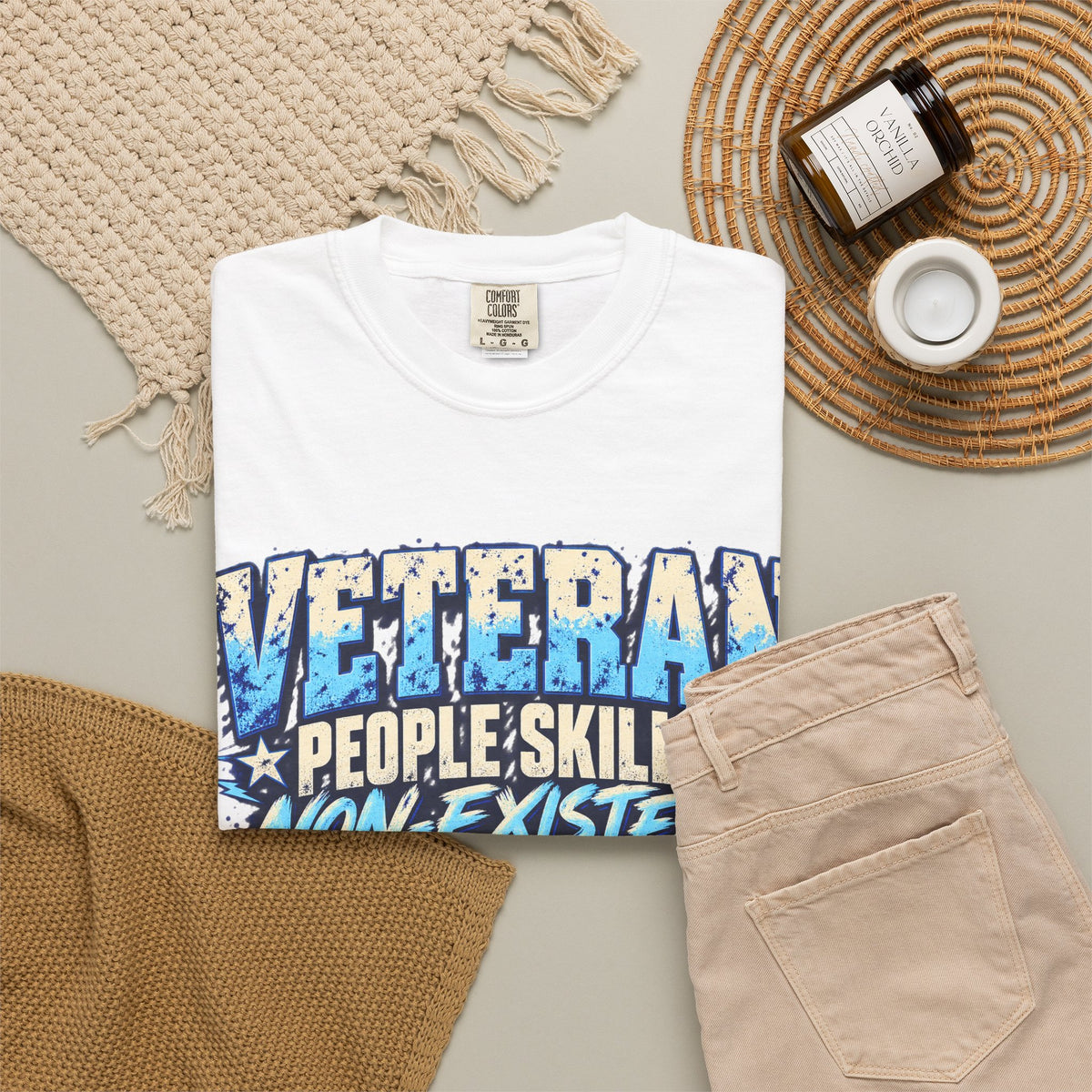 People Skills: Non-Existent | Disgruntled Veteran Tee
