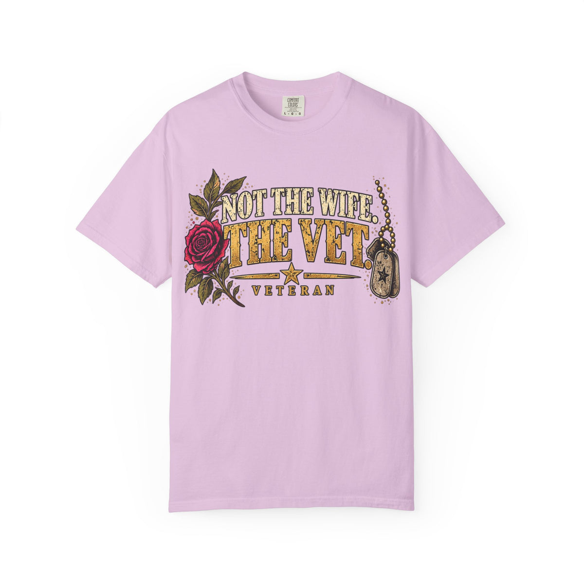Not the Wife, the Vet | Distressed Rebellion Veteran Tee
