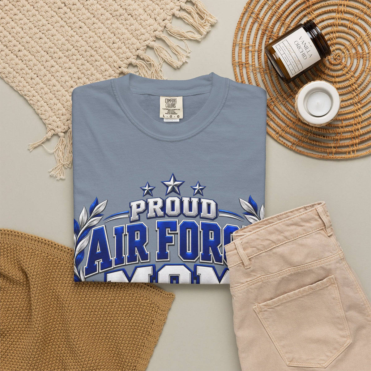 Proud Air Force Mom | Graduation Crew Tee