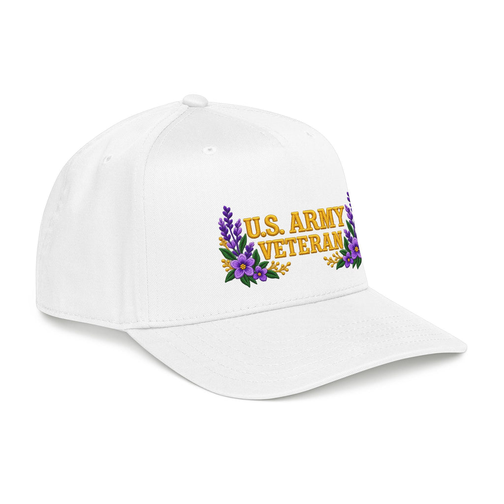 U.S. Army Veteran | Purple Wildflower Mid-Profile Cap
