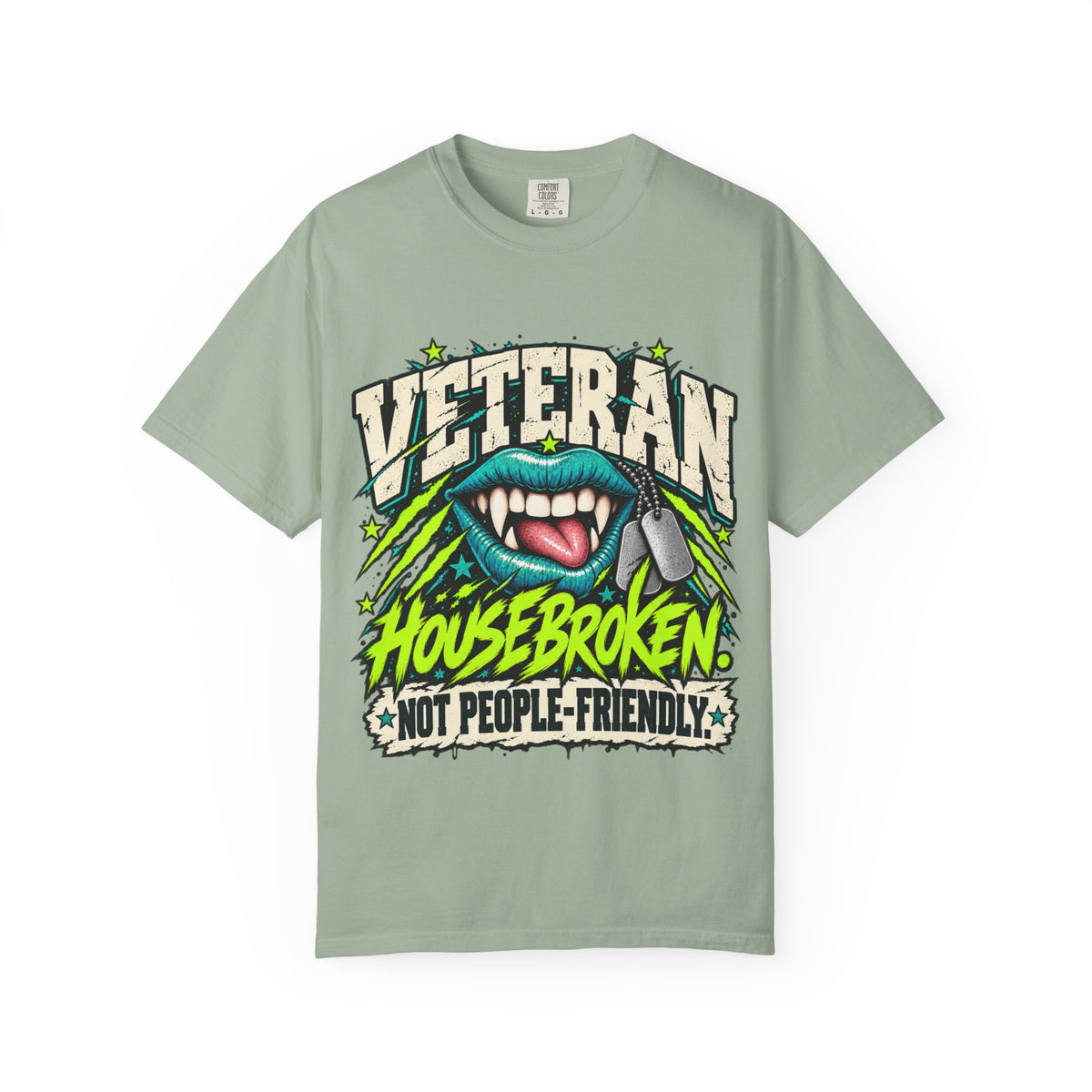 Housebroken. Not People-Friendly. | Disgruntled Veteran Tee