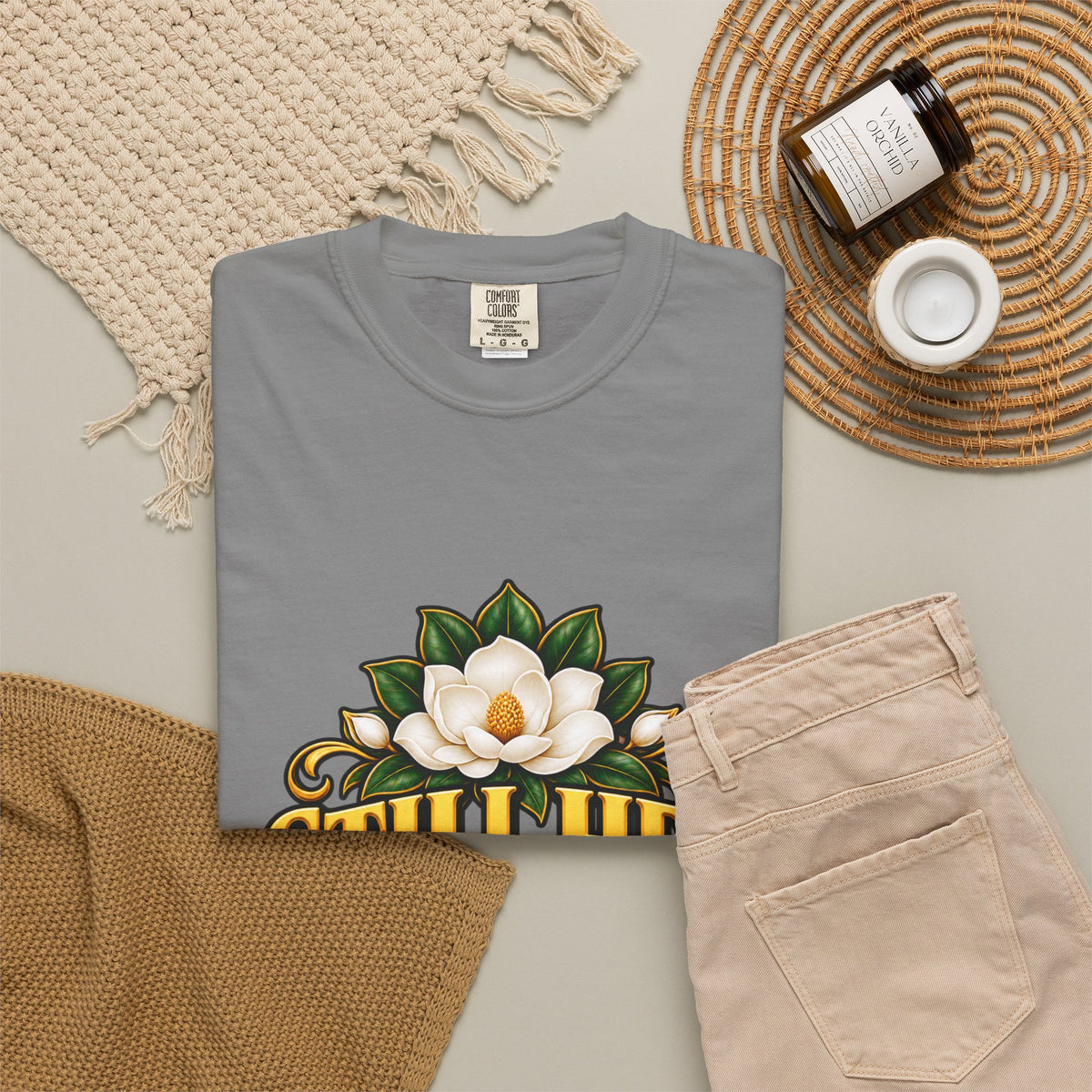 Still Her | Magnolia Women Veteran Garment-Dyed Tee