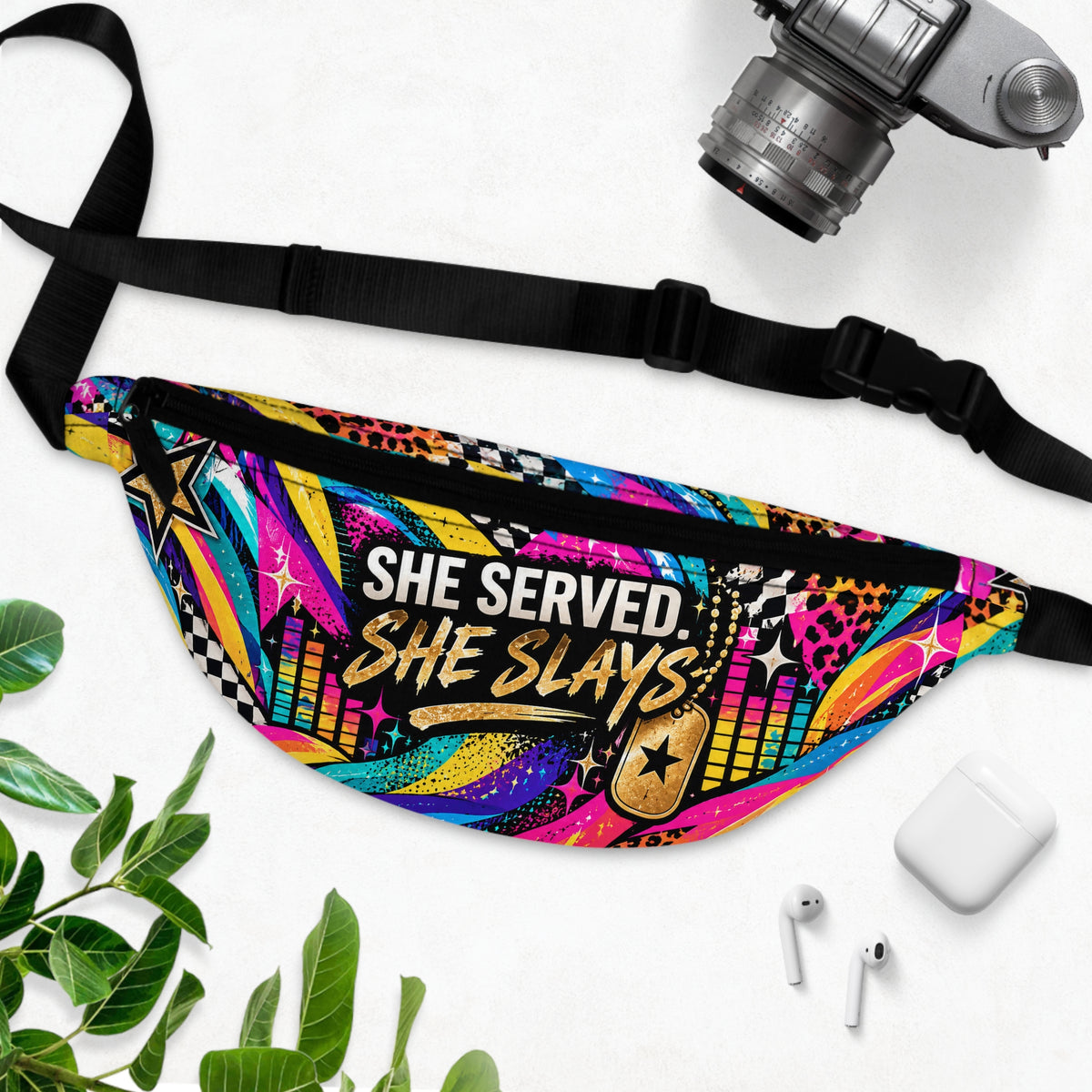 She Served. She Slays. | Color Pop Veteran Fanny Pack