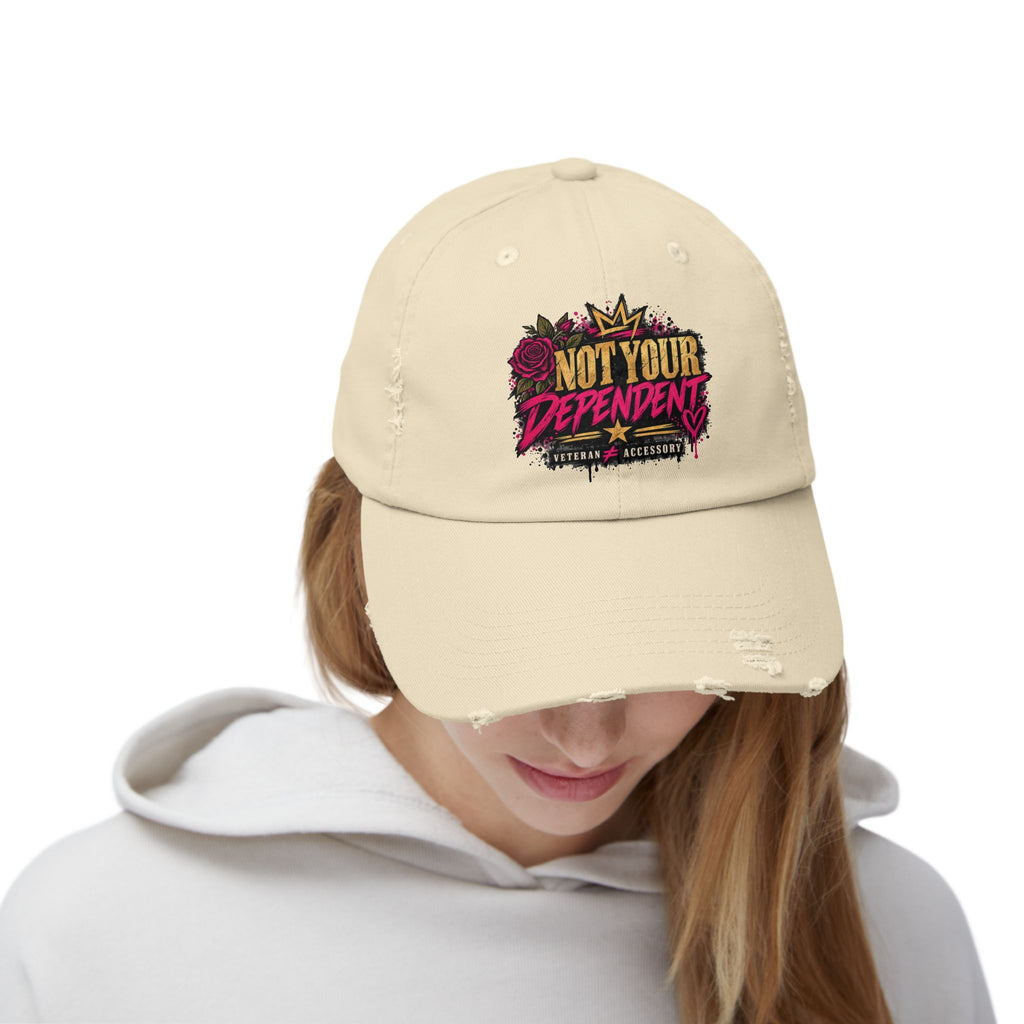 Not Your Dependent | Distressed Rebellion Veteran Cap