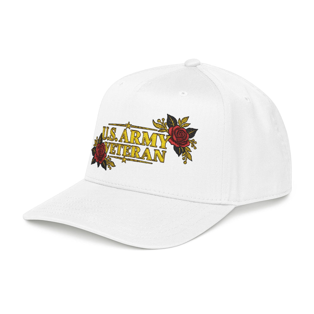 Crimson Rose | U.S. Army Veteran Floral Cap