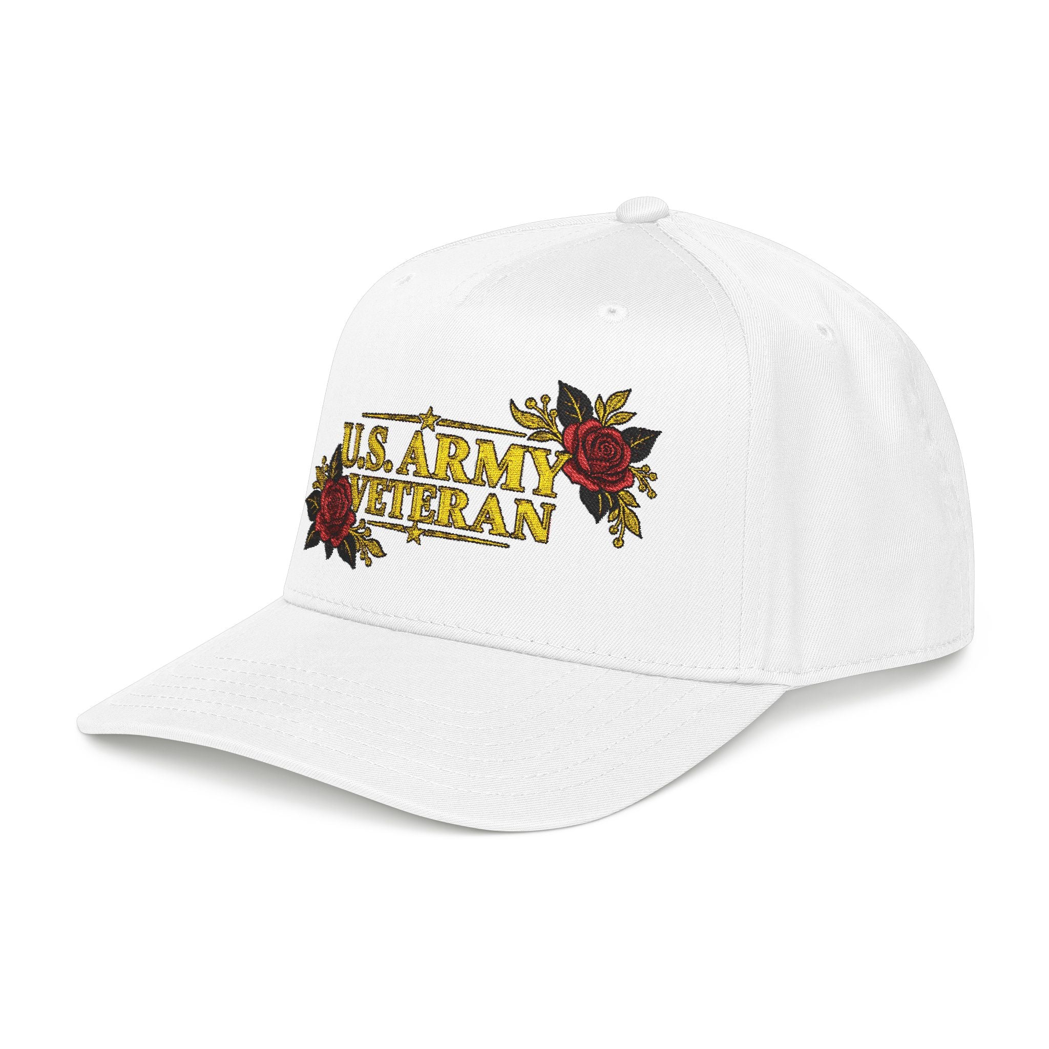 Crimson Rose | U.S. Army Veteran Floral Cap