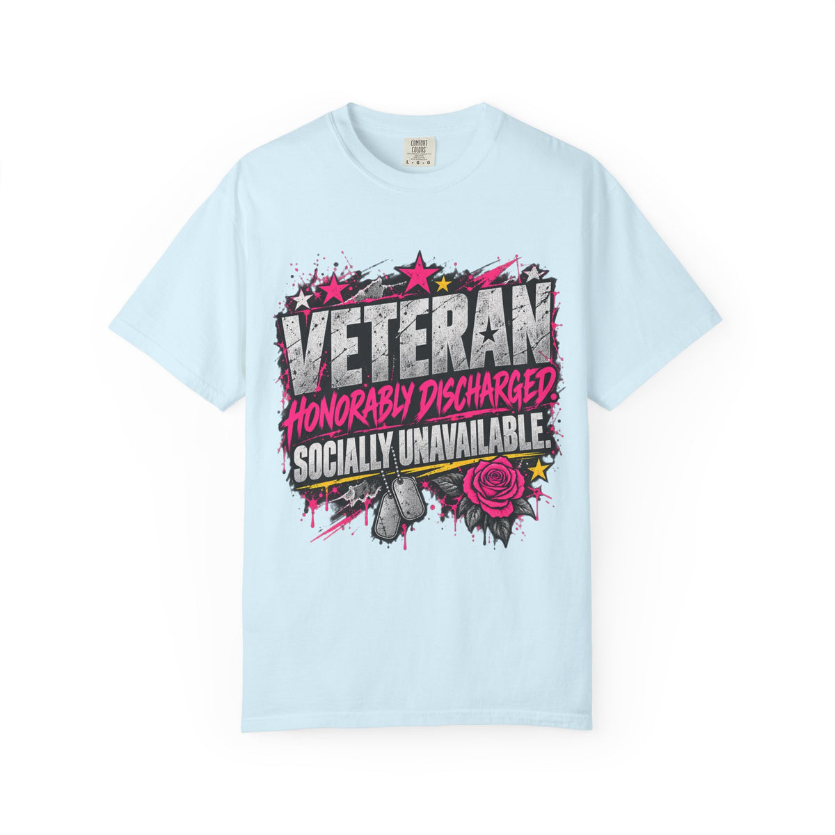 Socially Unavailable | Disgruntled Veteran Tee