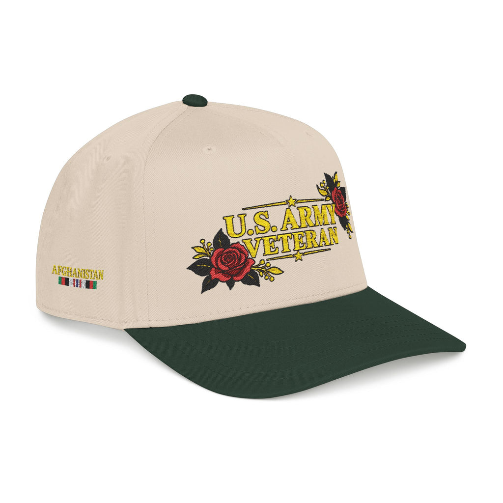 Crimson Rose | U.S. Army Veteran Floral Cap