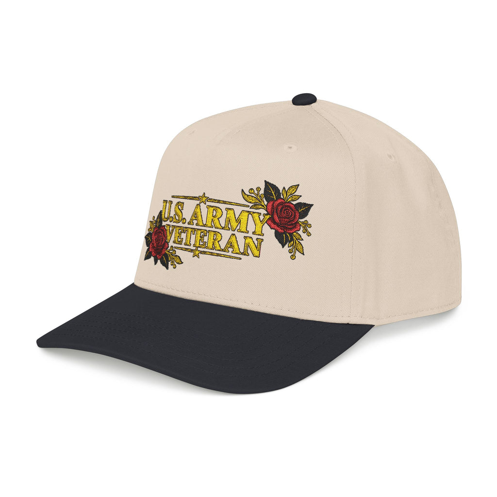 Crimson Rose | U.S. Army Veteran Floral Cap