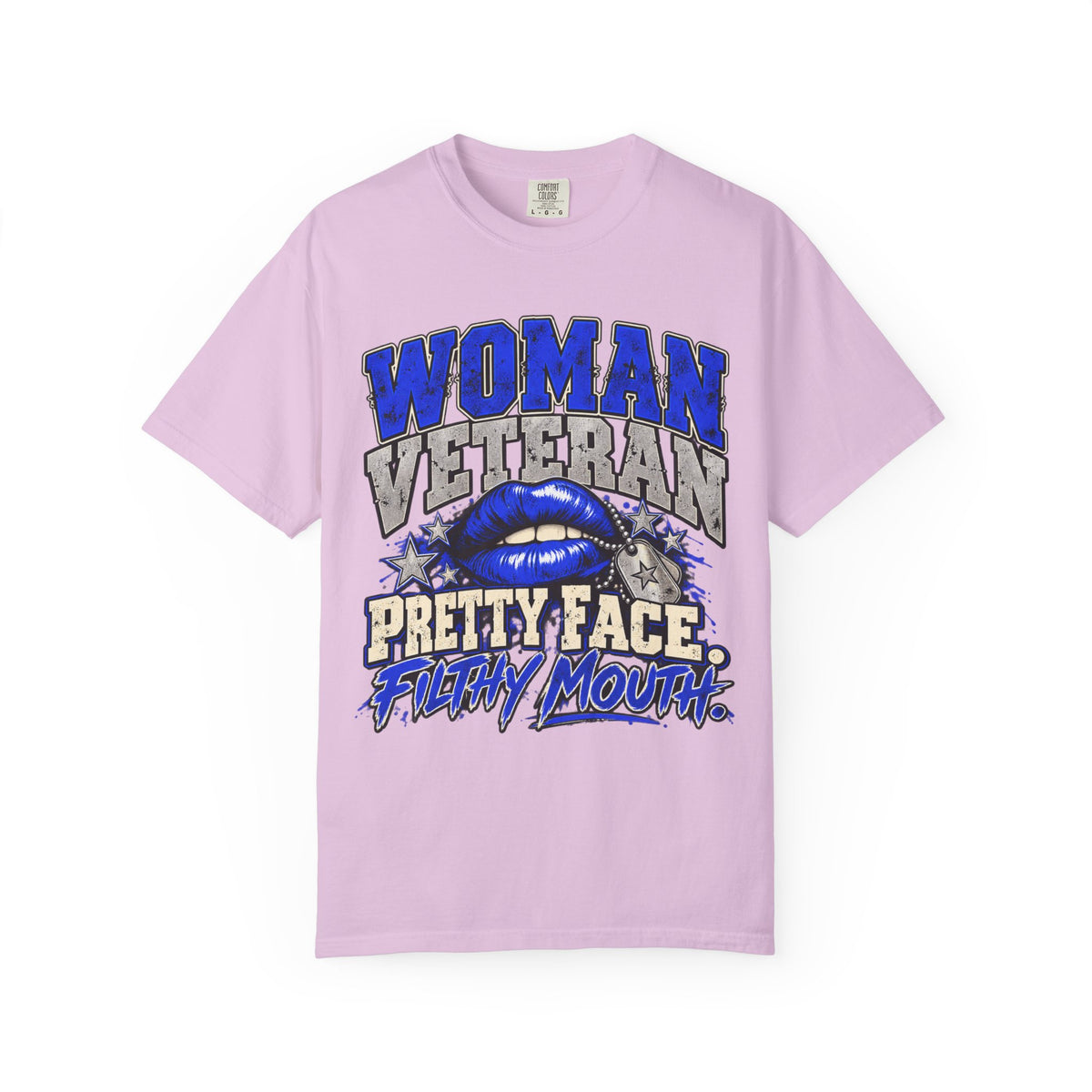 Pretty Face. Filthy Mouth. | Disgruntled Veteran Tee
