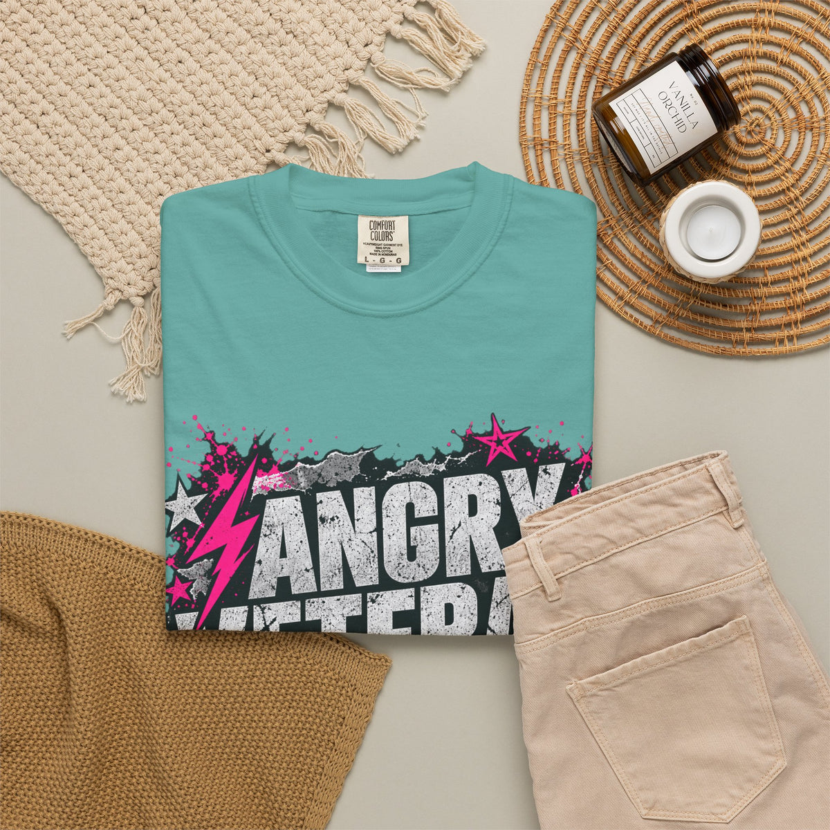 Stay Away. I Bite. | Angry Veteran Tee