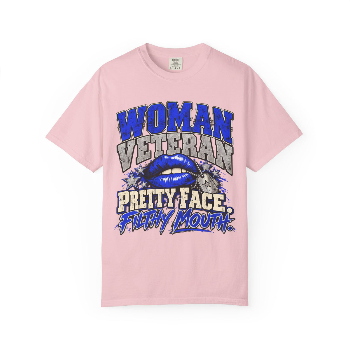 Pretty Face. Filthy Mouth. | Disgruntled Veteran Tee