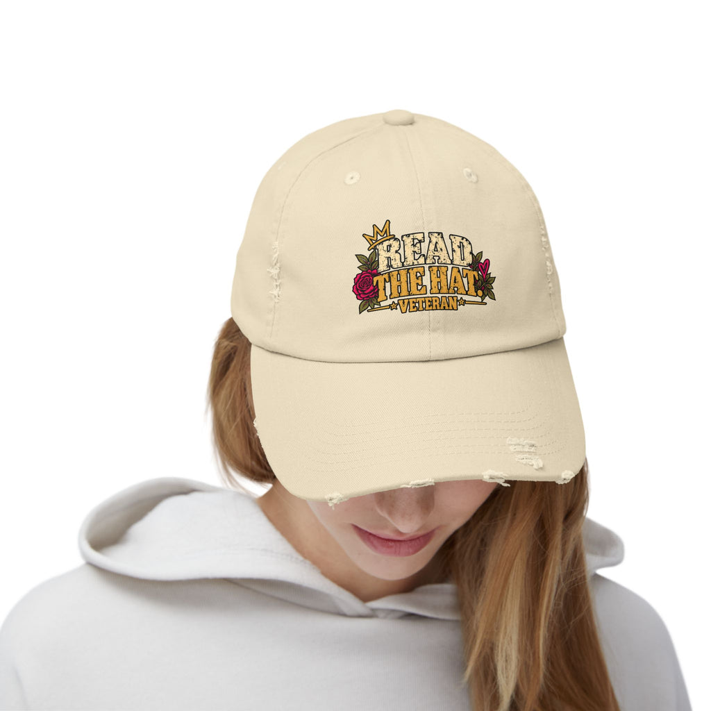 Read the Hat | Distressed Veteran Cap