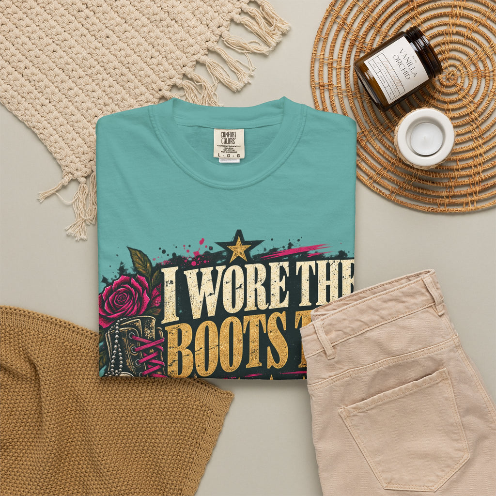 I Wore the Boots Too | Distressed Rebellion Veteran Tee