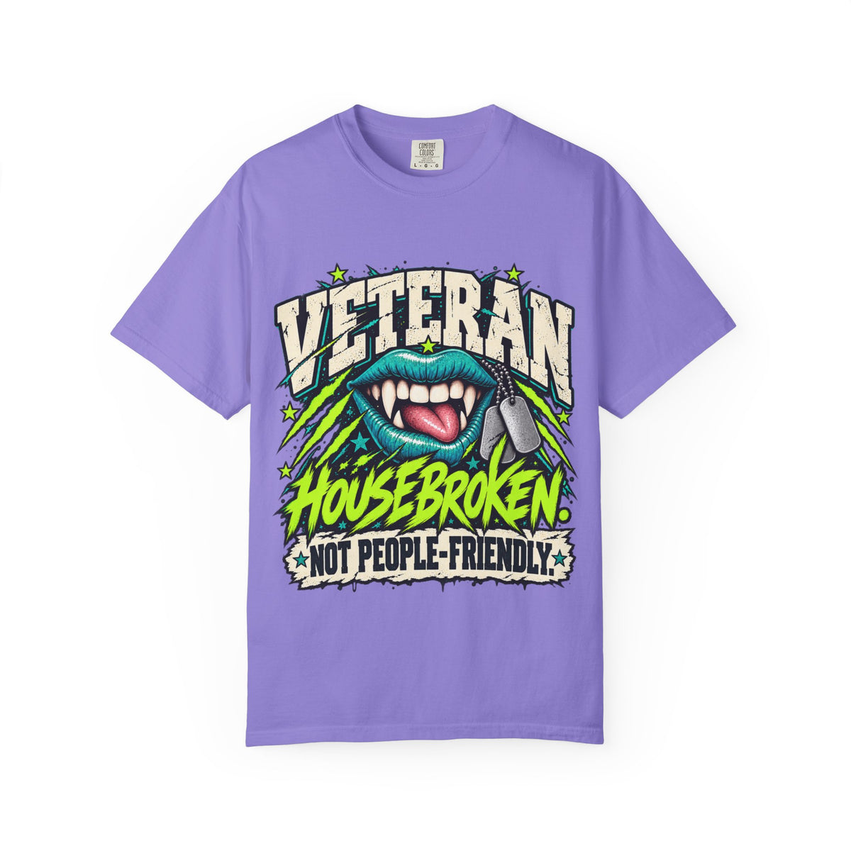 Housebroken. Not People-Friendly. | Disgruntled Veteran Tee