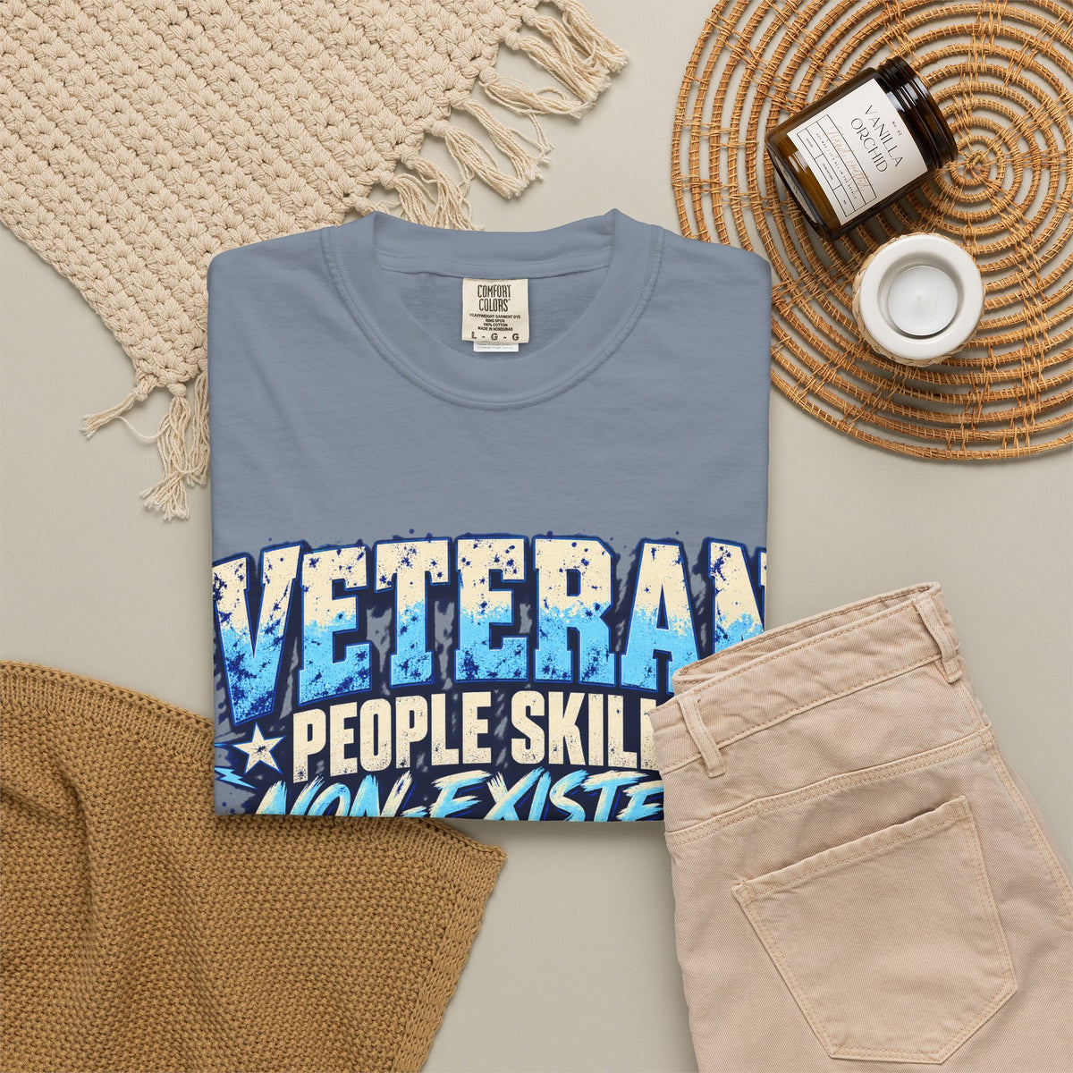 People Skills: Non-Existent | Disgruntled Veteran Tee