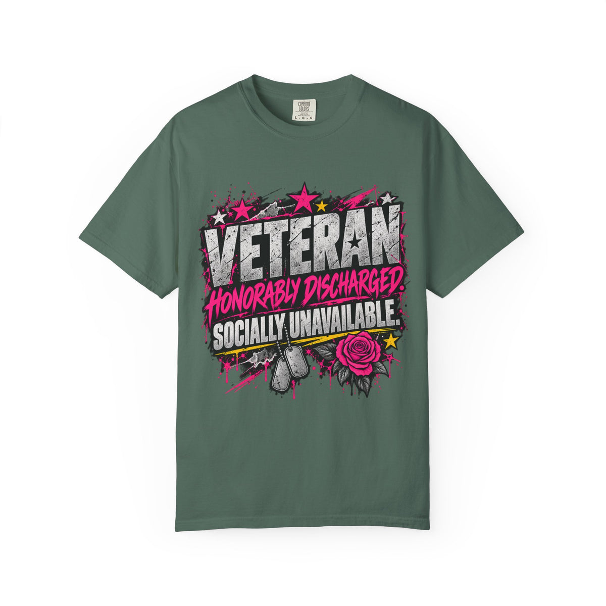 Socially Unavailable | Disgruntled Veteran Tee