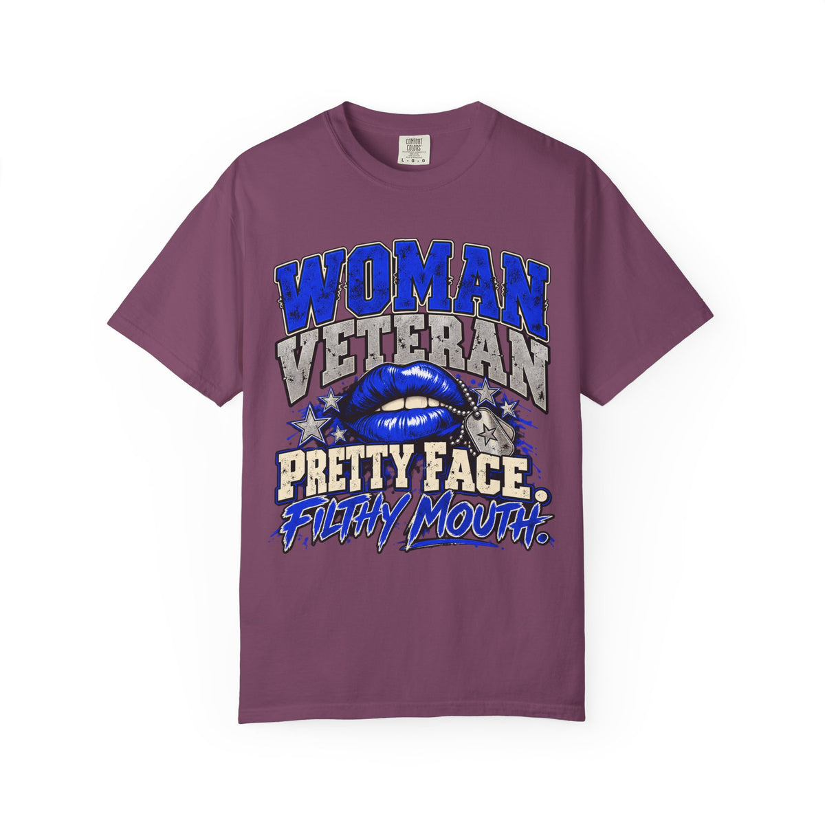 Pretty Face. Filthy Mouth. | Disgruntled Veteran Tee