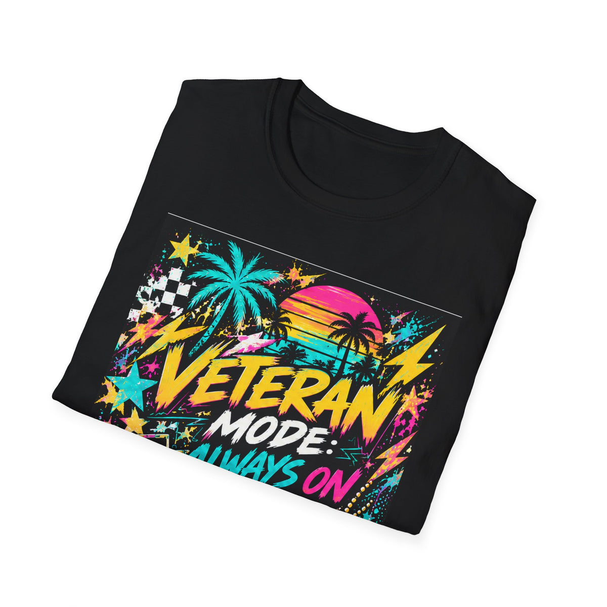 Veteran Mode: Always On | Retro 80s Graphic Tee