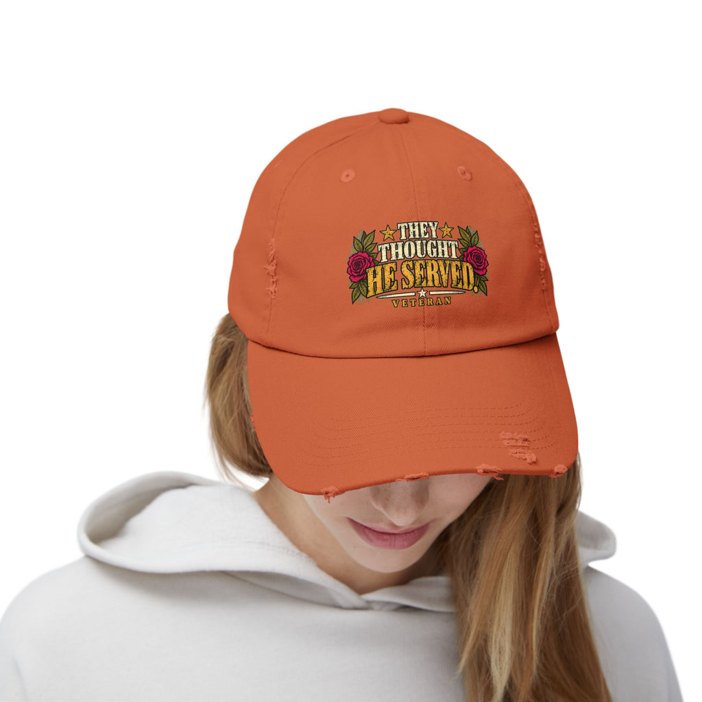 They Thought He Served | Distressed Veteran Cap