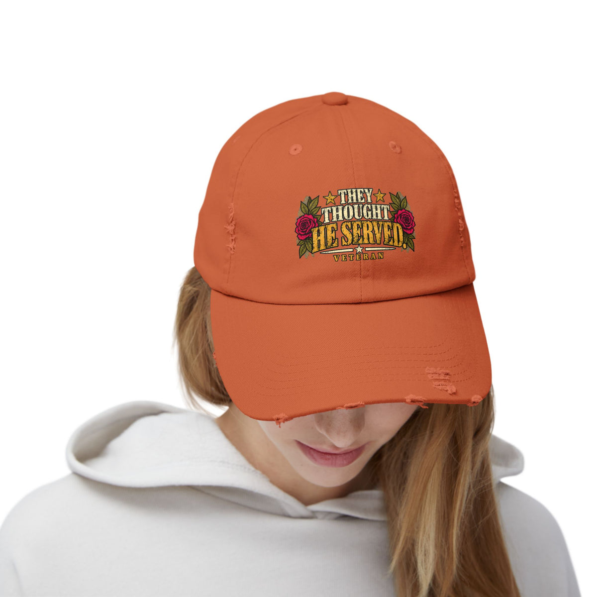 They Thought He Served | Distressed Veteran Cap