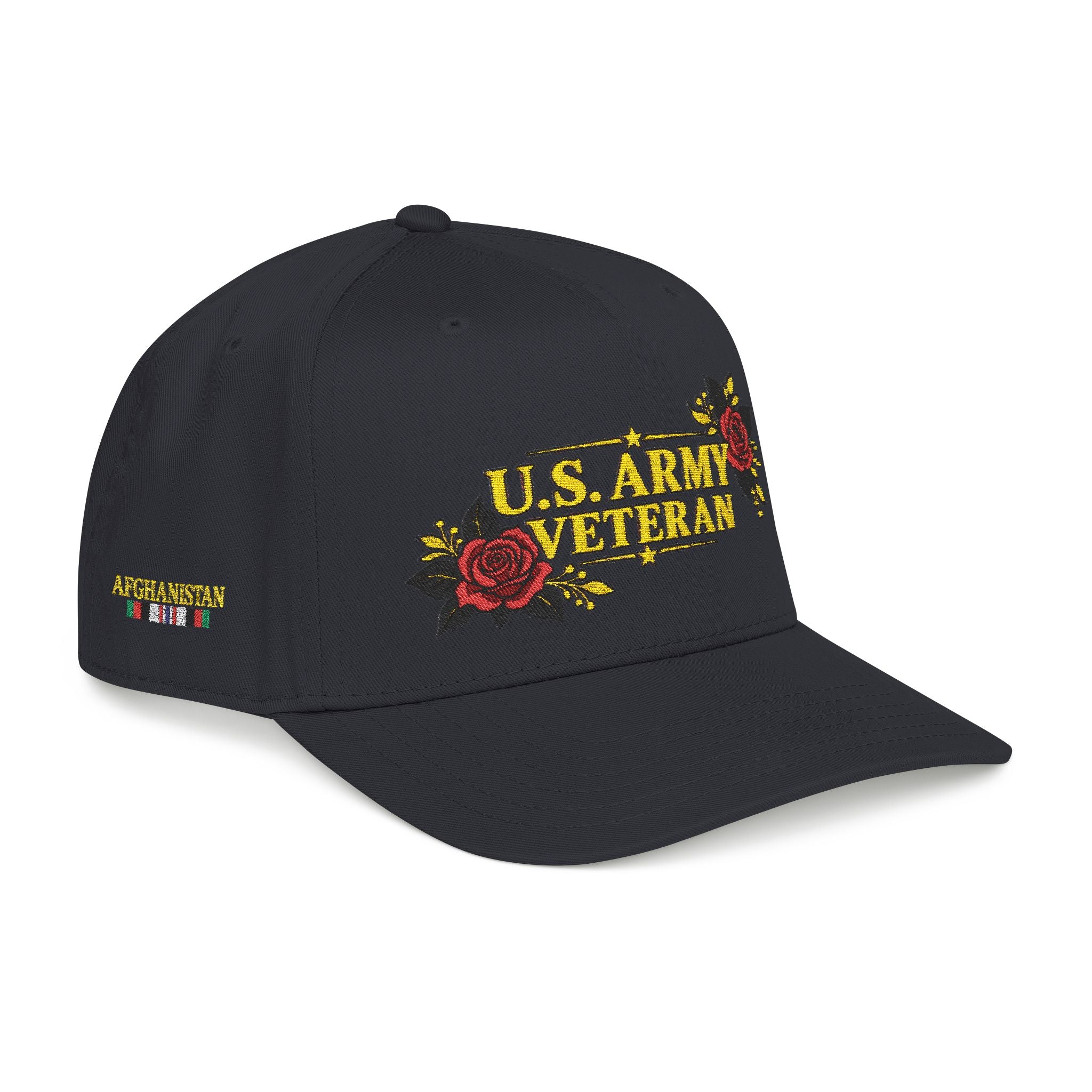 Crimson Rose | U.S. Army Veteran Floral Cap