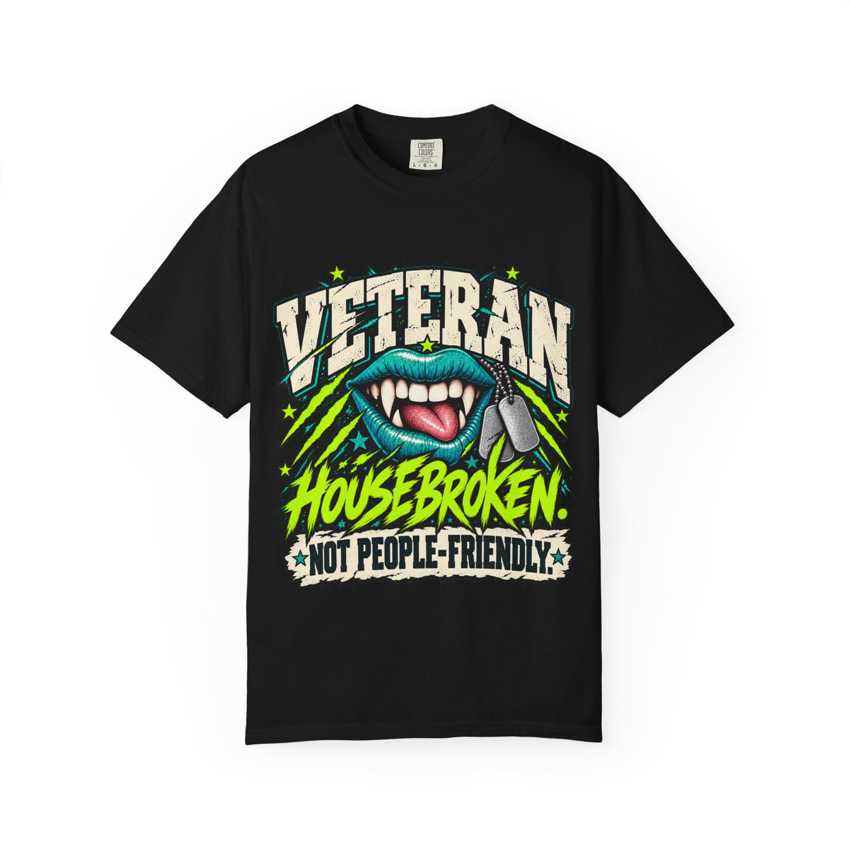 Housebroken. Not People-Friendly. | Disgruntled Veteran Tee