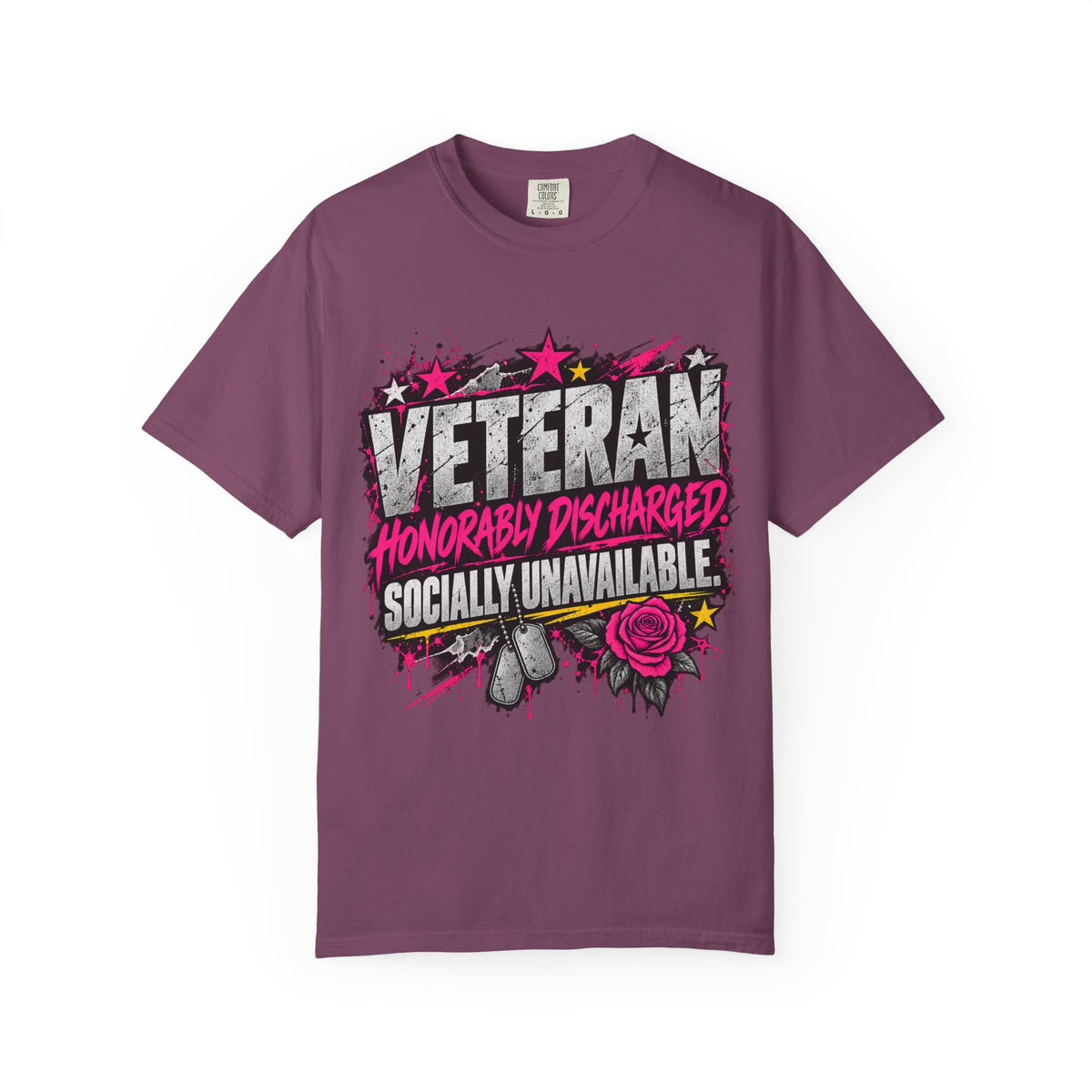 Socially Unavailable | Disgruntled Veteran Tee