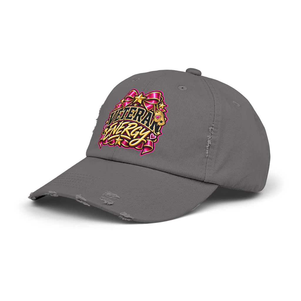 Veteran Energy | Floral Distressed Cap