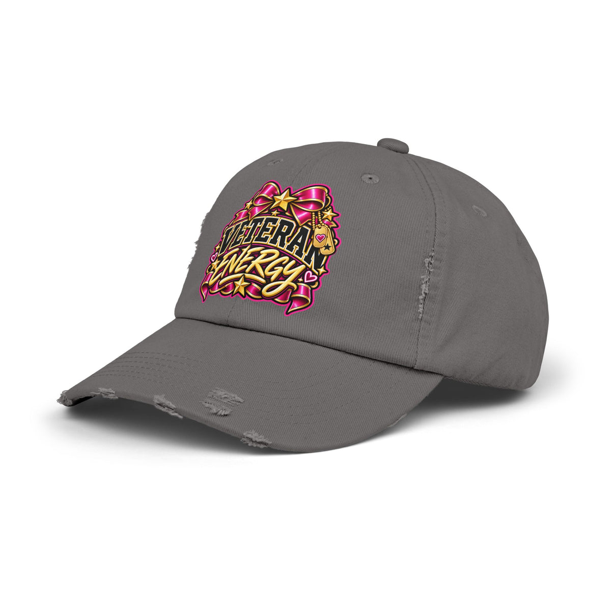 Veteran Energy | Floral Distressed Cap